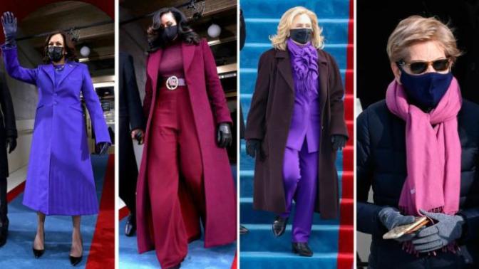 What do you think of the fashion at today's U. S. presidential inauguration?