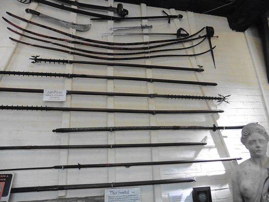 Can stockpiling on melee weapons and defensive items be seen as a red flag?