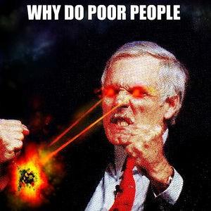 Do rich people resent poor people happiness or the other way around?