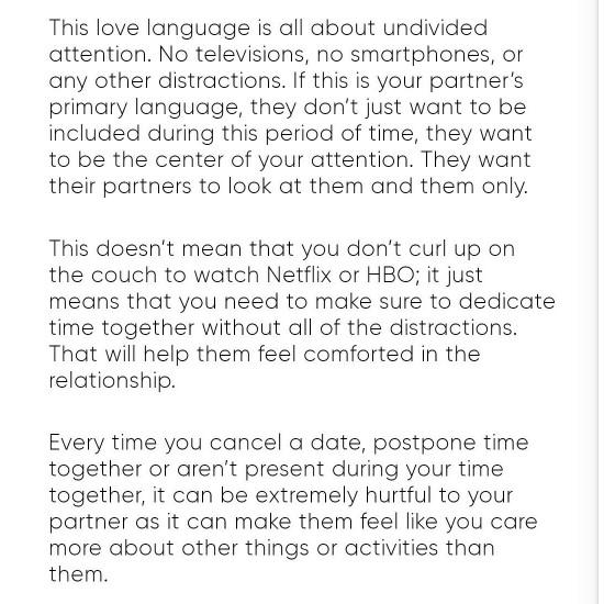 What is your love language?
