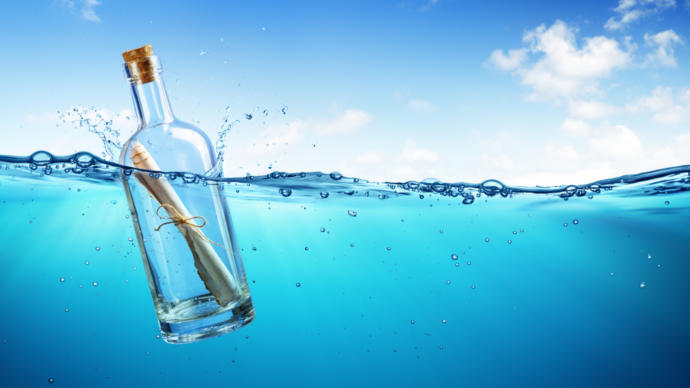 If You Could Throw A Message In A Bottle Out To Sea What Would You Write In It Before You Throw It?