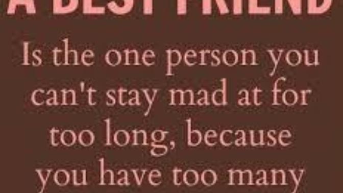 Whose the person you can't stay mad at?