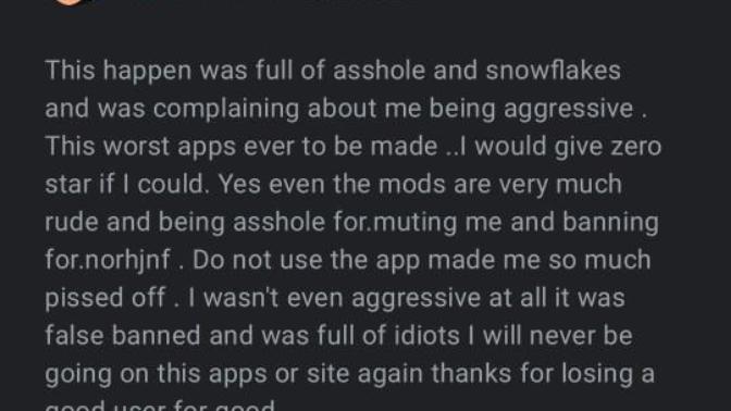 What do you thinnk that I left a bad rate for Reddit on the Google play store?