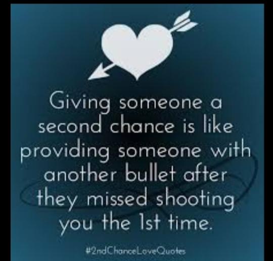 Can You Be Given Or Give Someone A Fresh Start/Second Chance Without Any Behaviour Changes?