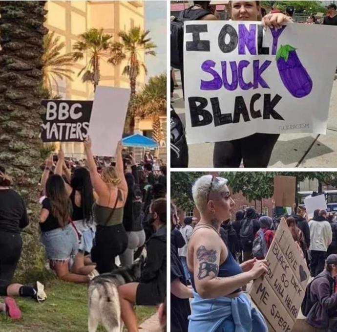 If a white girl supports BLM then does that mean she would date a black guy?
