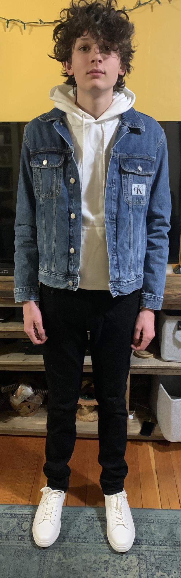 What is the best Jean jacket on me, I like this girl., and want to look good. what would be the best color on me?