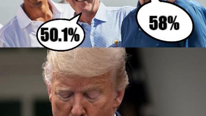 Why did Trump finish with such a low approval rating?