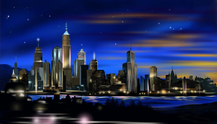Which of these fictional cities looks the most appealing or interesting to you?
