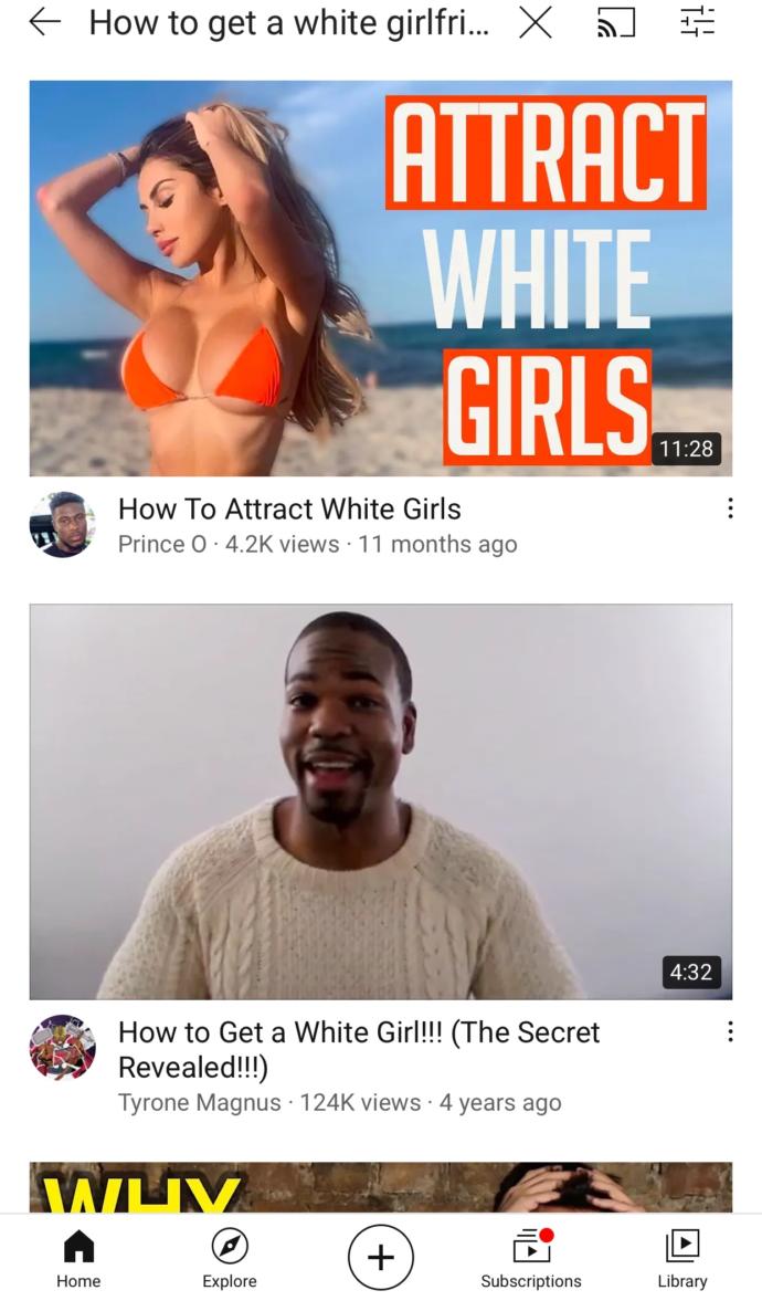 Are white people aware of a lot of people of color wanting to date white?