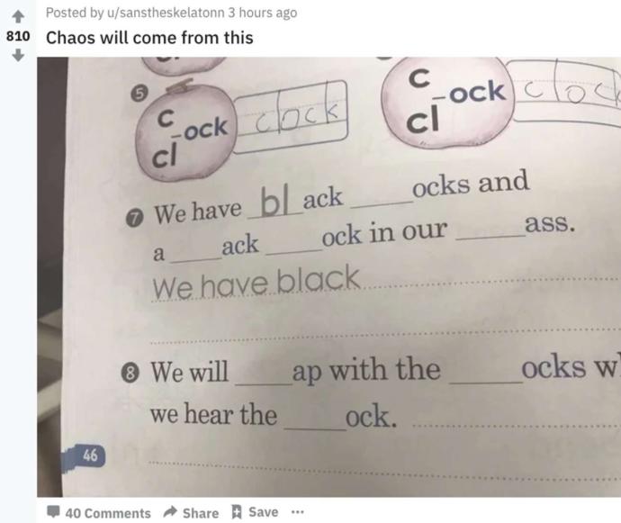 How do you think that the kids answered this question in class?