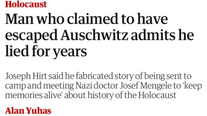 We have to talk about the holocaust is it 100% true?
