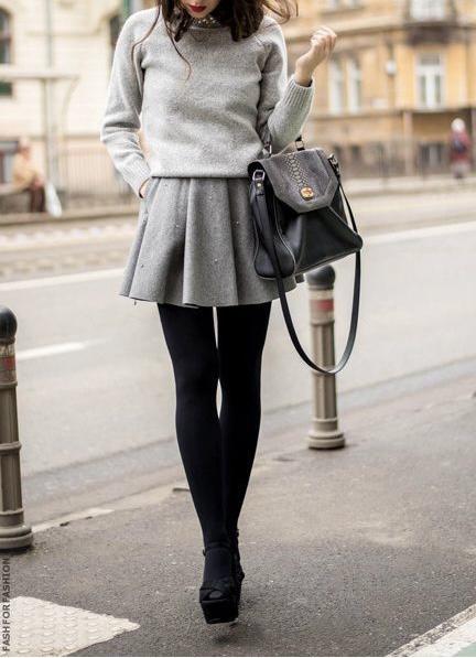 In your style opinion, when wearing stockings what looks best?