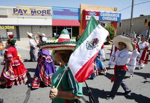 Can someone explain to me why a lot Hispanic Americans fly Mexico flags with USA ones? What are your thoughts on it?