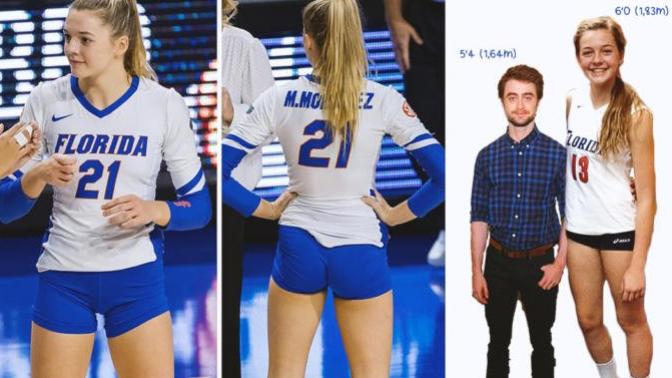 Are volleyball girls stronger than average short guys?