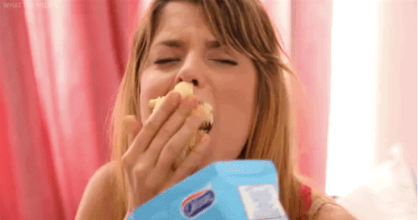Do you ever sometimes miss your mouth when eating chips or other small snacks?
