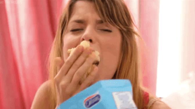 Do you ever sometimes miss your mouth when eating chips or other small snacks?