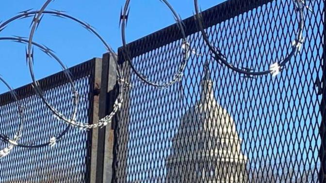 With thousands of refugees heading this way, do you think Biden should finish the border wall with the same type of fencing he put around the Capitol?