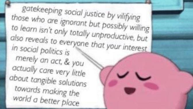 What d you think of people who "Gatekeep" others?