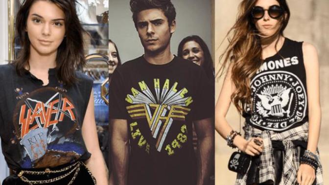 Do you think it's dumb to wear band t-shirts cuz they' look good?