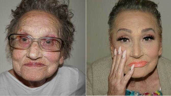 Girls if you were 80 years old, would you still wear make up and try to look beautiful?