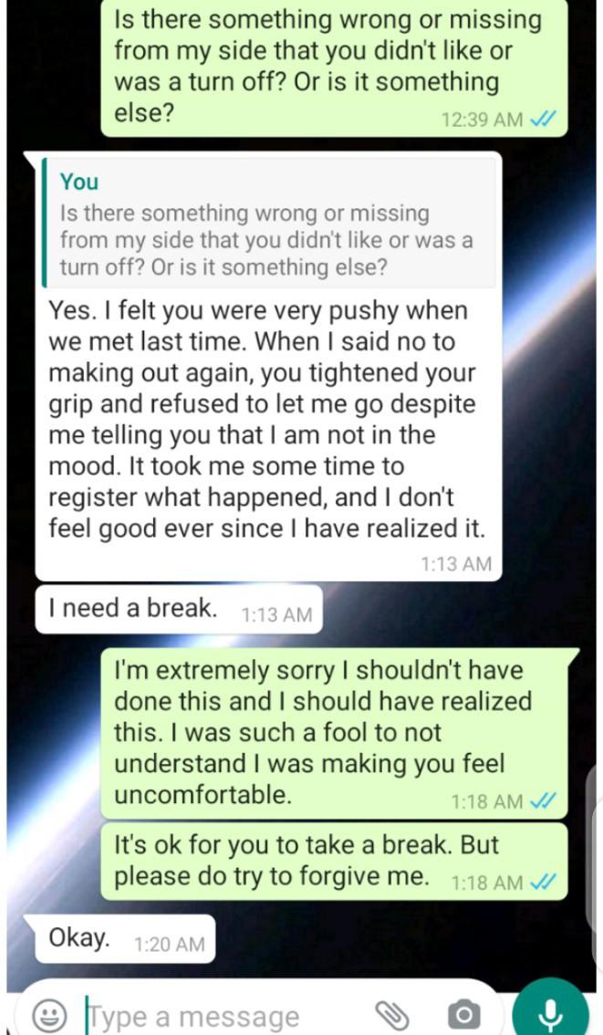 My new Girlfriend is mad at me and wants a break how to make her forgive me?