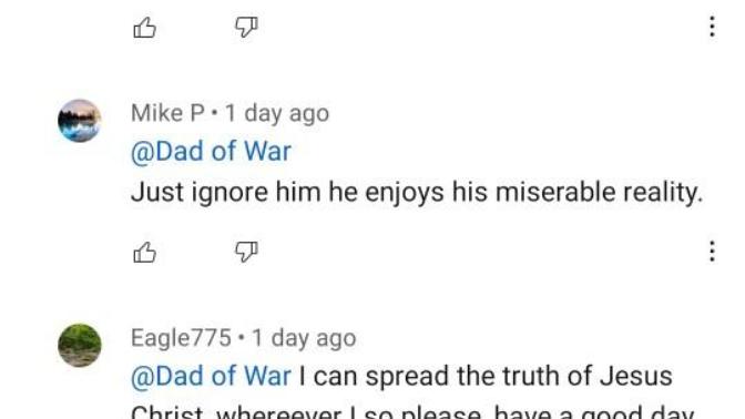 You think Christians are hypocrites? they don't think spamming they gospel on random YouTube videos doesn't consider as spam opinion?