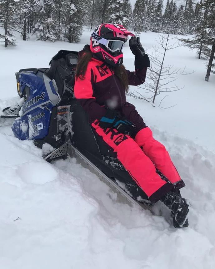 What are your thoughts on a girl who rides snowmobiles?