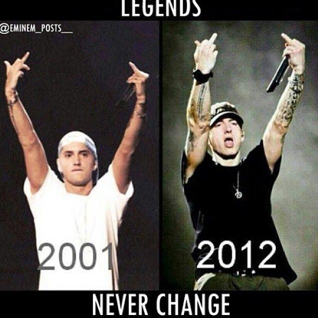 Do you find it kind of...odd how Eminem or Marshall Mathers seems to hardly age?