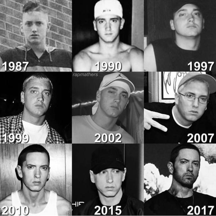 Do you find it kind of...odd how Eminem or Marshall Mathers seems to hardly age?