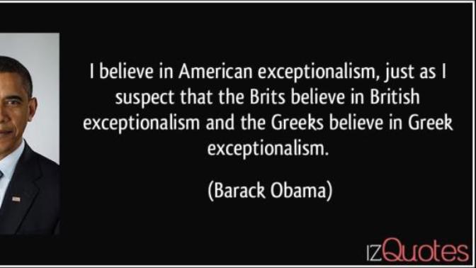 Nonamericans of GAG do you believe YOUR nation is exceptional?