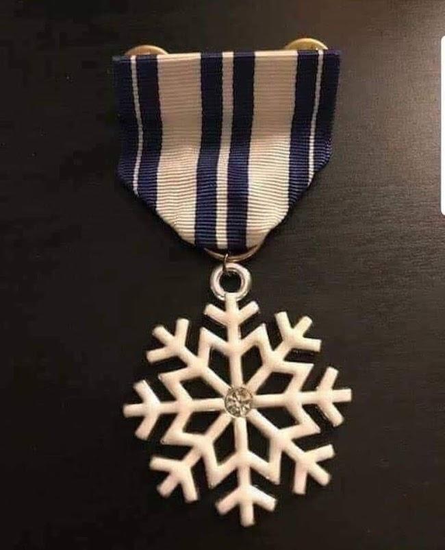 Special snow flake award.
