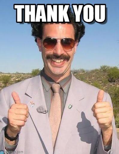 Do you think just saying thanks instead of the full thank you is less impactful or sincere?