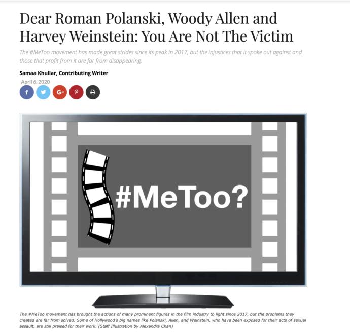 I like Roman Polanski and Woody Allen films, am I wrong?