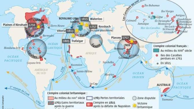 How did England become the first hegemonic power in the world?