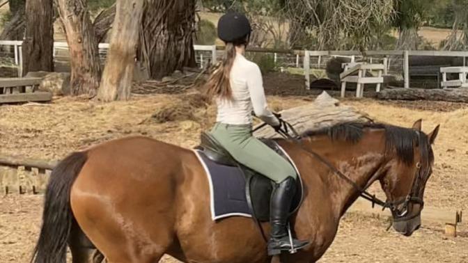 Do you think horse riding is hard?