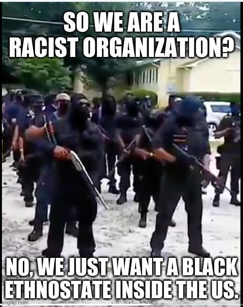 Partial Racial segregation. Do you believea person who proposes this a racist racial supremacist?