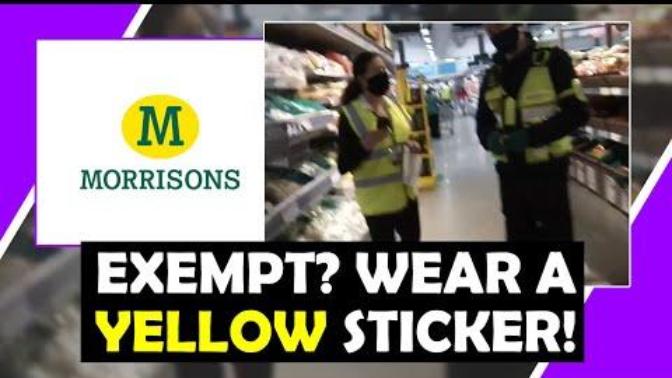 Do you support the wearing of a yellow sticker to indicate your disability - mask exemption?