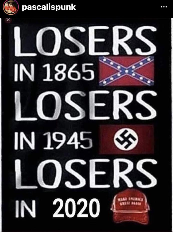 ... But Pedro Pascal gets to keep his job for comparing 75 million Americans to actual Nazis.