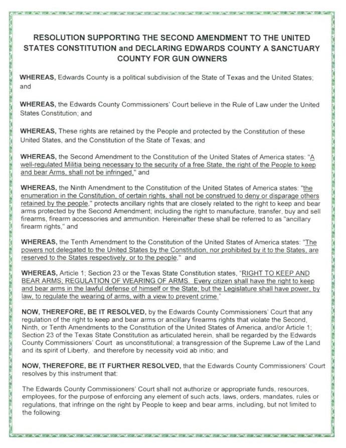 Has your county been declared a 2A sanctuary yet?