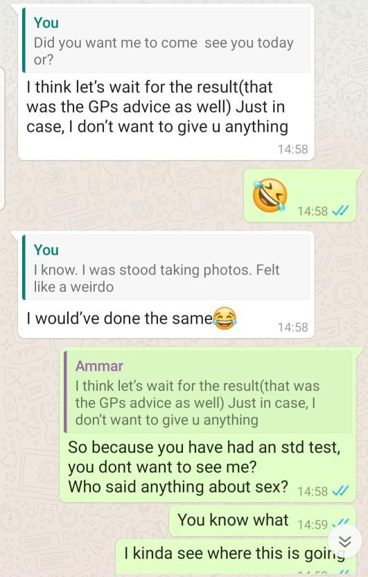 Im not sure what to make of this guys response, I feel insulted and hurt?