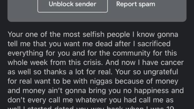 Ex sent me this email this morning, should I respond or just ignore it?