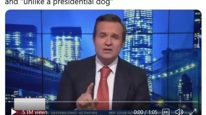 What does a news channel do when their ratings are looking a little ruff, how can they make up crap?