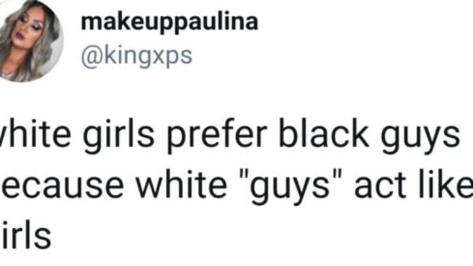 Is it normal for a white guy to hate white women?