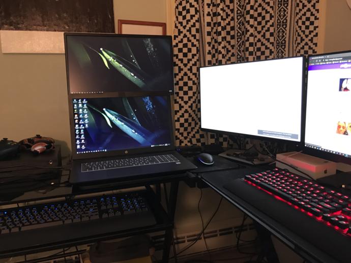 Do these stacks of books seem safe using it as a monitor stand, I dont want these to fall on my laptop or console that its near?
