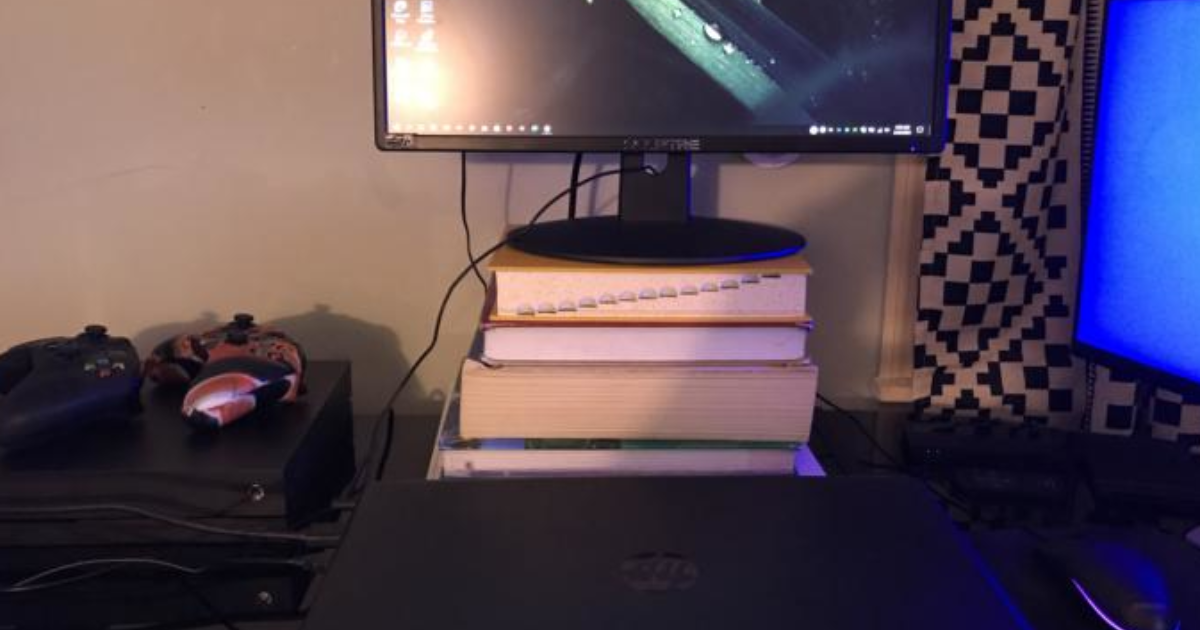Do these stacks of books seem safe using it as a monitor stand, I don't