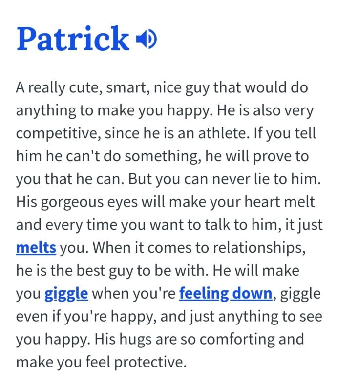 Is the urban dictionary Top Definition for your name accurate to you