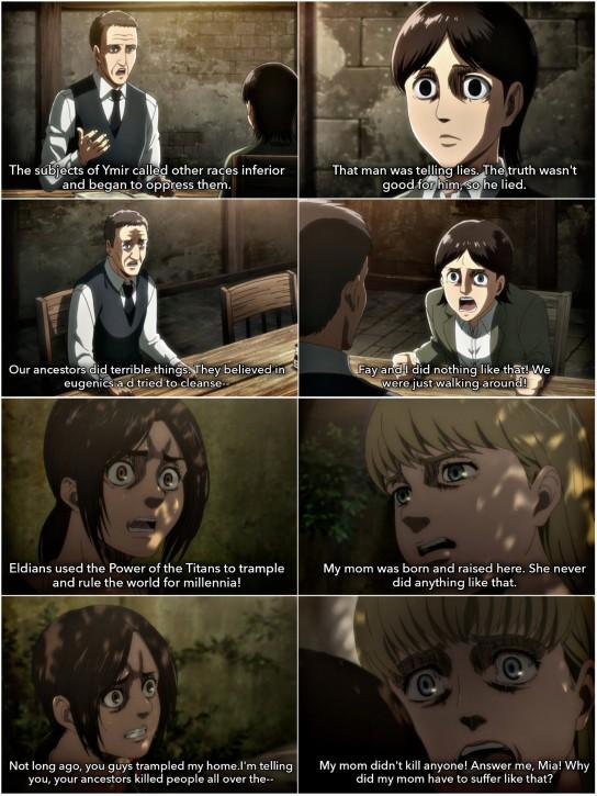 Do you think Gabi from attack on Titan is basically the same as a woke social Justice Warrior?