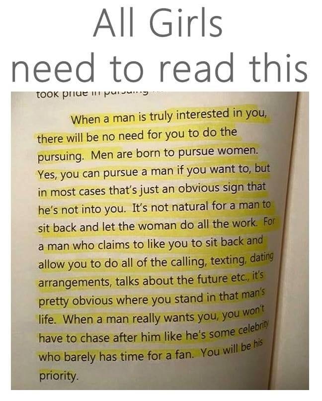 Girls, Do you approach guys or is that the man's job?