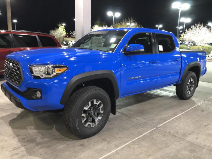Which of these two Toyota Trucks do like more?
