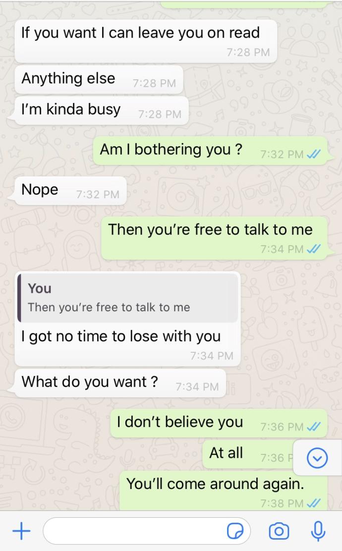 He is not interested anymore or is he playing hard to get? Should I stop contact with him?